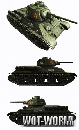 Шкурка для Т34 (Средний) Шкурка для Т34 (Средний)