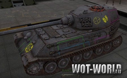 Шкурки с зонами пробития для World of Tanks 0.8.2 Шкурки с зонами пробития для World of Tanks 0.8.2