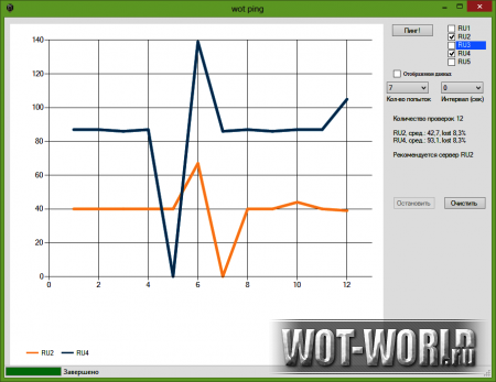 WOT PING V1.1 - программа для улучшения пинга в World Of Tanks WOT PING V1.1 - программа для улучшения пинга в World Of Tanks