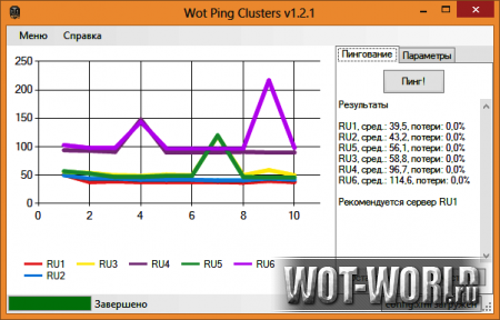 Wot Ping Clusters v1.2.1 для World Of Tanks 9.14 и 9.14 Wot Ping Clusters v1.2.1 для World Of Tanks 9.14 и 9.14