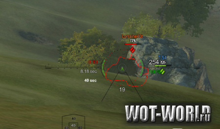 Прицел с панелью бронирования для World of Tanks 9.14 и 9.14 Прицел с панелью бронирования для World of Tanks 9.14 и 9.14