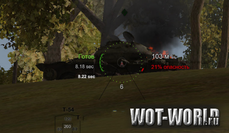 Прицел с панелью бронирования для World of Tanks 9.14 и 9.14 Прицел с панелью бронирования для World of Tanks 9.14 и 9.14